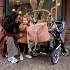 LÄSSIG Sac à Langer à Anses En Coton Bio Green Label Rose Poudré -Sorties et bagagerie boutique sac a langer a anses en coton bio green label rose poudre 8