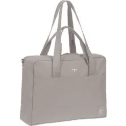 LÄSSIG Sac à Langer à Anses En Coton Bio Green Label Taupe -Sorties et bagagerie boutique sac a langer a anses en coton bio green label taupe 3
