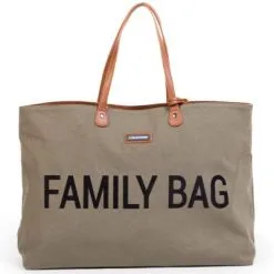Childhome Sac à Langer à Anses Family Bag Toile Kaki