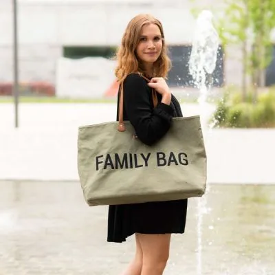 Childhome Sac à Langer à Anses Family Bag Toile Kaki 8 Childhome Sac à Langer à Anses Family Bag Toile Kaki – Image 6