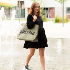 Childhome Sac à Langer à Anses Family Bag Toile Kaki 19 Childhome Sac à Langer à Anses Family Bag Toile Kaki -Sorties et bagagerie boutique sac a langer a anses family bag toile kaki 7