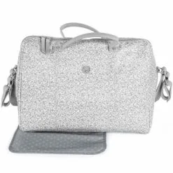 Pasito A Pasito Sac à Langer à Anses Flower Mellow Gris 11 Pasito A Pasito Sac à Langer à Anses Flower Mellow Gris -Sorties et bagagerie boutique sac a langer a anses flower mellow gris 3