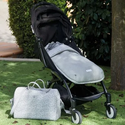 Pasito A Pasito Sac à Langer à Anses Flower Mellow Gris 8 Pasito A Pasito Sac à Langer à Anses Flower Mellow Gris – Image 6