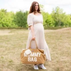 Childhome Sac à Langer à Anses Mommy Bag Effet Suédine -Sorties et bagagerie boutique sac a langer a anses mommy bag effet suedine 11
