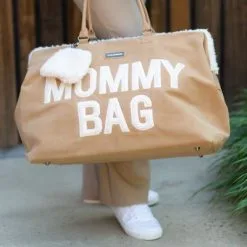 Childhome Sac à Langer à Anses Mommy Bag Effet Suédine -Sorties et bagagerie boutique sac a langer a anses mommy bag effet suedine 12