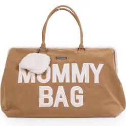 Childhome Sac à Langer à Anses Mommy Bag Effet Suédine