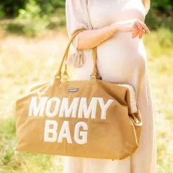 Childhome Sac à Langer à Anses Mommy Bag Effet Suédine -Sorties et bagagerie boutique sac a langer a anses mommy bag effet suedine 8