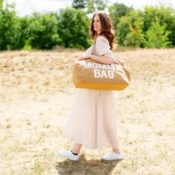 Childhome Sac à Langer à Anses Mommy Bag Effet Suédine -Sorties et bagagerie boutique sac a langer a anses mommy bag effet suedine 9