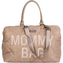 Childhome Sac à Langer à Anses Mommy Bag Matelassé Beige -Sorties et bagagerie boutique sac a langer a anses mommy bag matelasse beige 4