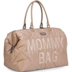 Childhome Sac à Langer à Anses Mommy Bag Matelassé Beige -Sorties et bagagerie boutique sac a langer a anses mommy bag matelasse beige 5