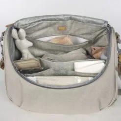 Walking Mum Sac à Langer à Bandoulière Baby Nature Sable -Sorties et bagagerie boutique sac a langer a bandouliere baby nature sable 7