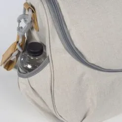 Walking Mum Sac à Langer à Bandoulière Baby Nature Sable -Sorties et bagagerie boutique sac a langer a bandouliere baby nature sable 8