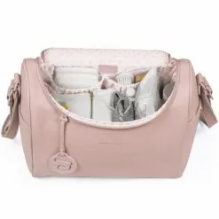 Pasito A Pasito Sac à Langer à Bandoulière Yummi Rose -Sorties et bagagerie boutique sac a langer a bandouliere yummi rose 7