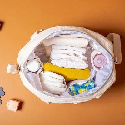 BEBEL Sac à Langer Bandoulière 24/48 H Terracotta 6 BEBEL Sac à Langer Bandoulière 24/48 H Terracotta – Image 4