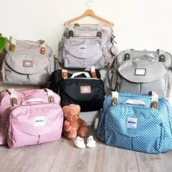 Beaba Sac à Langer Genève II Play Print Gris Et Corail -Sorties et bagagerie boutique sac a langer geneve ii play print gris et corail 7