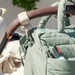 Done By Deer Sac à Langer Matelassé Papaye -Sorties et bagagerie boutique sac a langer matelasse papaye 4