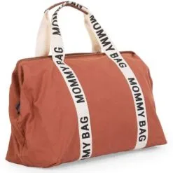 Childhome Sac à Langer Mommy Bag Signature Canvas Terracotta 10 Childhome Sac à Langer Mommy Bag Signature Canvas Terracotta -Sorties et bagagerie boutique sac a langer mommy bag signature canvas terracotta 3