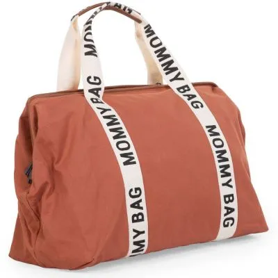 Childhome Sac à Langer Mommy Bag Signature Canvas Terracotta 5 Childhome Sac à Langer Mommy Bag Signature Canvas Terracotta – Image 3