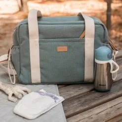 Beaba Sac à Langer Paris Vert Sauge -Sorties et bagagerie boutique sac a langer paris vert sauge 14