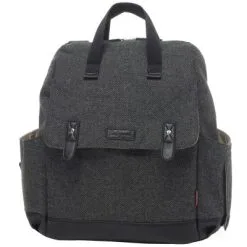 BABYMEL Sac à Langer Robyn Convertible En Sac à Dos Tweed Gris -Sorties et bagagerie boutique sac a langer robyn convertible en sac a dos tweed gris 2