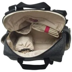 BABYMEL Sac à Langer Robyn Convertible En Sac à Dos Tweed Gris -Sorties et bagagerie boutique sac a langer robyn convertible en sac a dos tweed gris 3