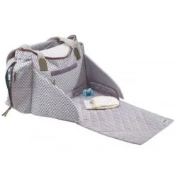 Beaba Sac à Langer Sydney II Play Print Gris Et Corail -Sorties et bagagerie boutique sac a langer sydney ii play print gris et corail 2