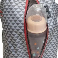 Beaba Sac à Langer Sydney II Play Print Gris Et Corail -Sorties et bagagerie boutique sac a langer sydney ii play print gris et corail 4
