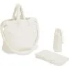 Jollein Sac à Langer Teddy Cream White -Sorties et bagagerie boutique sac a langer teddy cream white