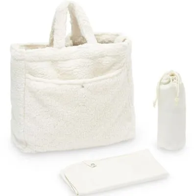 Jollein Sac à Langer Teddy Cream White 4 Jollein Sac à Langer Teddy Cream White – Image 2