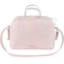 Pasito A Pasito Sac à Langer Together Vichy Rose Et Blanc -Sorties et bagagerie boutique sac a langer together vichy rose et blanc 3