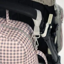 Pasito A Pasito Sac à Langer Together Vichy Rose Et Gris -Sorties et bagagerie boutique sac a langer together vichy rose et gris 10
