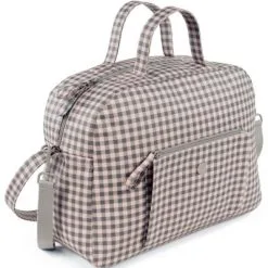 Pasito A Pasito Sac à Langer Together Vichy Rose Et Gris -Sorties et bagagerie boutique sac a langer together vichy rose et gris 5