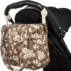 Nobodinoz Sac à Poussette Imperméable Hyde Park Camellia -Sorties et bagagerie boutique sac a poussette impermeable hyde park camellia 3