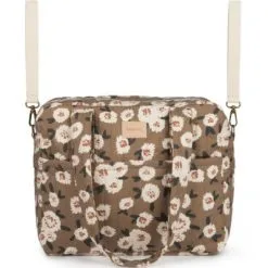 Nobodinoz Sac à Poussette Imperméable Hyde Park Camellia -Sorties et bagagerie boutique sac a poussette impermeable hyde park camellia 4