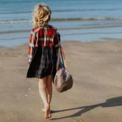 CARAMEL & CIE Sac Week-end Enfant Pailleté Cuivré 8 CARAMEL & CIE Sac Week-end Enfant Pailleté Cuivré -Sorties et bagagerie boutique sac week end enfant paillete cuivre 2