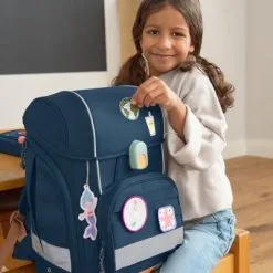 LÄSSIG Set Complet école Boxy Unique Bleu Marine -Sorties et bagagerie boutique set complet ecole boxy unique bleu marine 15