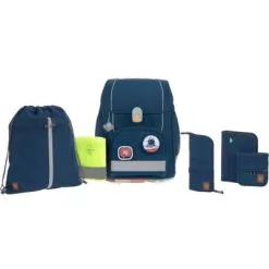 LÄSSIG Set Complet école Boxy Unique Bleu Marine