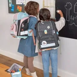 LÄSSIG Set Complet école Boxy Unique Rose Et Bleu -Sorties et bagagerie boutique set complet ecole boxy unique rose et bleu 13