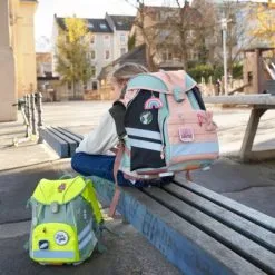 LÄSSIG Set Complet école Boxy Unique Rose Et Bleu -Sorties et bagagerie boutique set complet ecole boxy unique rose et bleu 14