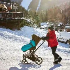 CYBEX Skis Pour Poussette Priam Et E-Priam Black -Sorties et bagagerie boutique skis pour poussette priam et e priam black 5