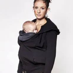 Je Porte Mon Bébé / Love Radius Sweat Du Parent Pour Porte Bébé Noir (taille XS)