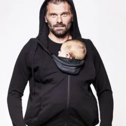 Je Porte Mon Bébé / Love Radius Sweat Du Parent Pour Porte Bébé Noir (taille XS) -Sorties et bagagerie boutique sweat du parent pour porte bebe noir taille xs 3