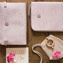 Pasito A Pasito Tapis à Langer Flower Mellow Rose -Sorties et bagagerie boutique tapis a langer flower mellow rose 4