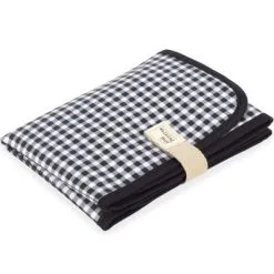 Walking Mum Tapis à Langer I Love Vichy Noir -Sorties et bagagerie boutique tapis a langer i love vichy noir 2