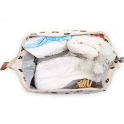 Childhome Trousse De Toilette Baby Necessities Canvas Léopard -Sorties et bagagerie boutique trousse de toilette baby necessities canvas leopard 3
