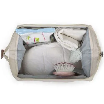 Childhome Trousse De Toilette Baby Necessities écru Et Noir 4 Childhome Trousse De Toilette Baby Necessities écru Et Noir – Image 2