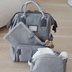 Beaba Trousse De Toilette Gris Chiné -Sorties et bagagerie boutique trousse de toilette gris chine 6