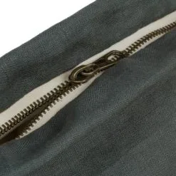 Nobodinoz Trousse De Toilette Lin Français Green Blue -Sorties et bagagerie boutique trousse de toilette lin francais green blue 4