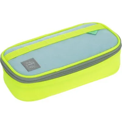LÄSSIG Trousse Scolaire Spacy Unique Bleu Et Jaune Fluo 3 LÄSSIG Trousse Scolaire Spacy Unique Bleu Et Jaune Fluo