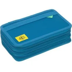 LÄSSIG Trousse Triple Spacy Unique Bleue